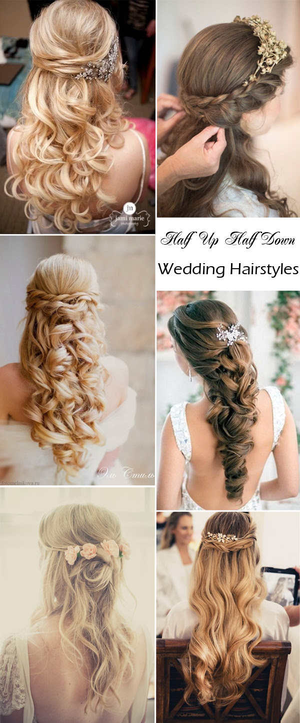 In general, it is quite an accommodating way of making hair, that can look stylish as well. Elegant Wedding Hairstyles Half Up Half Down Tulle Chantilly Wedding Blog