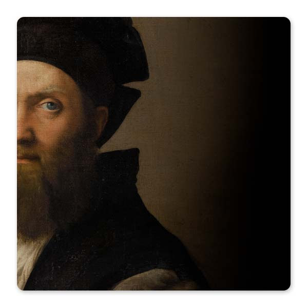 Raphael, Baldassare Castiglione, 1519 Paris, Musée du Louvre, département des Peintures © RMN-Grand Palais (musée du Louvre) / Tony Querrec