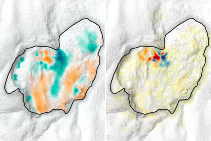 Landslide Creeping Below an African City