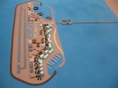 Artist's rendering of an offshore harbor and airport for Gaza, under Israeli control