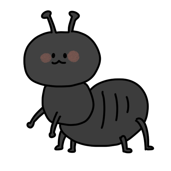 無料イラスト画像 綺麗なダンゴムシ イラスト かわいい