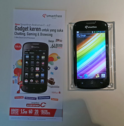 Smartfren Andromax C, Hp Android Gaming Seharga 600 ribuan 