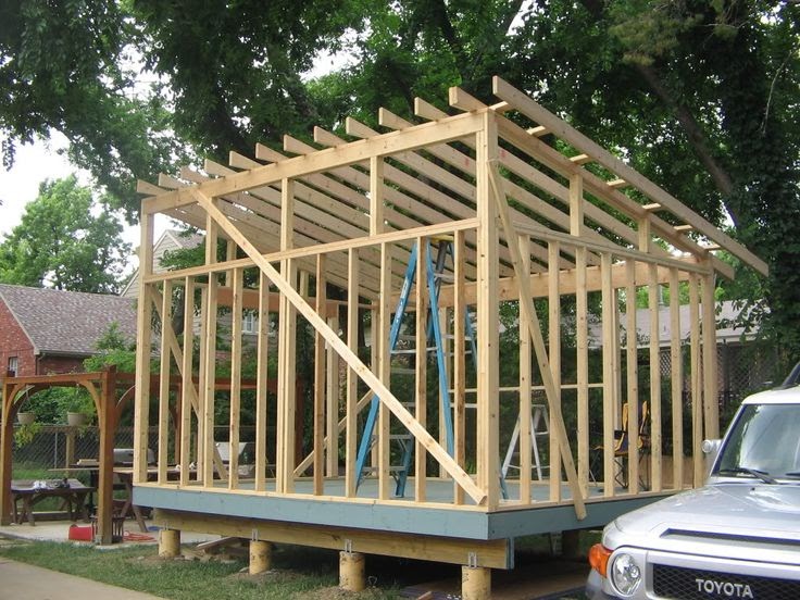 How to build a flat roof garden shed | Wood and storage shed plans