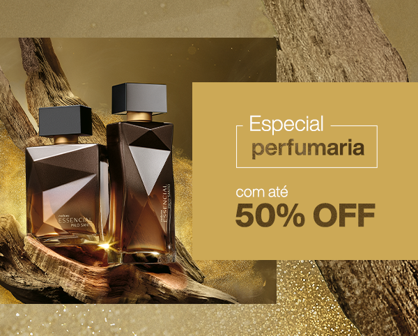 Especial Perfumaria com até 50% OFF