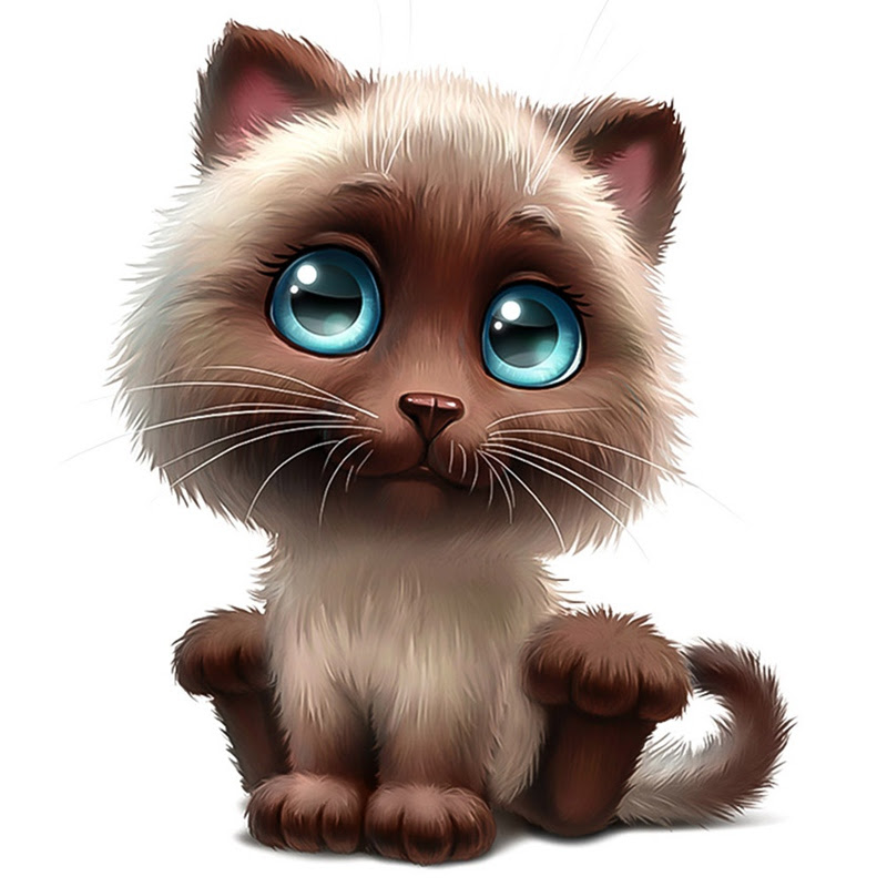 Gambar Animasi Kucing Lucu