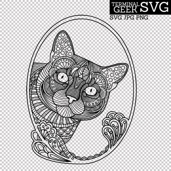 Free Free 130 Layered Cat Mandala Svg SVG PNG EPS DXF File