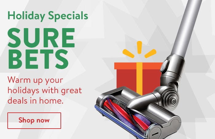 Warm up your holidays with great deals in home