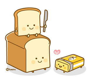 50 素晴らしい食パン イラスト かわいい 美しい花の画像