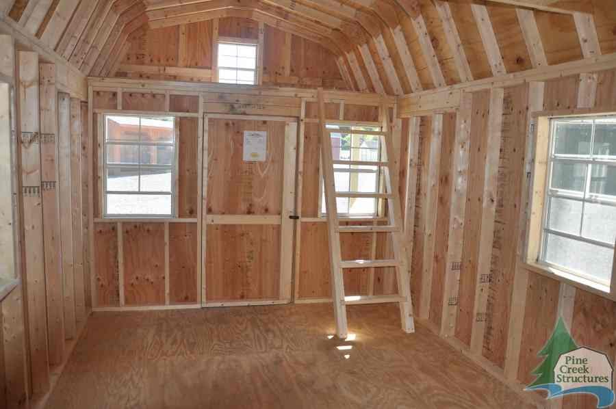 A similar 10 x 10 gambrel shed free shed plan