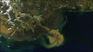 Barataria satellite image