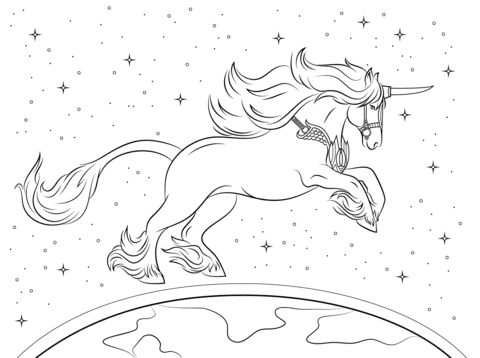 Beautiful unicorn coloring pages for kids. Beautiful Unicorn Coloring Page Free Printable Coloring Pages