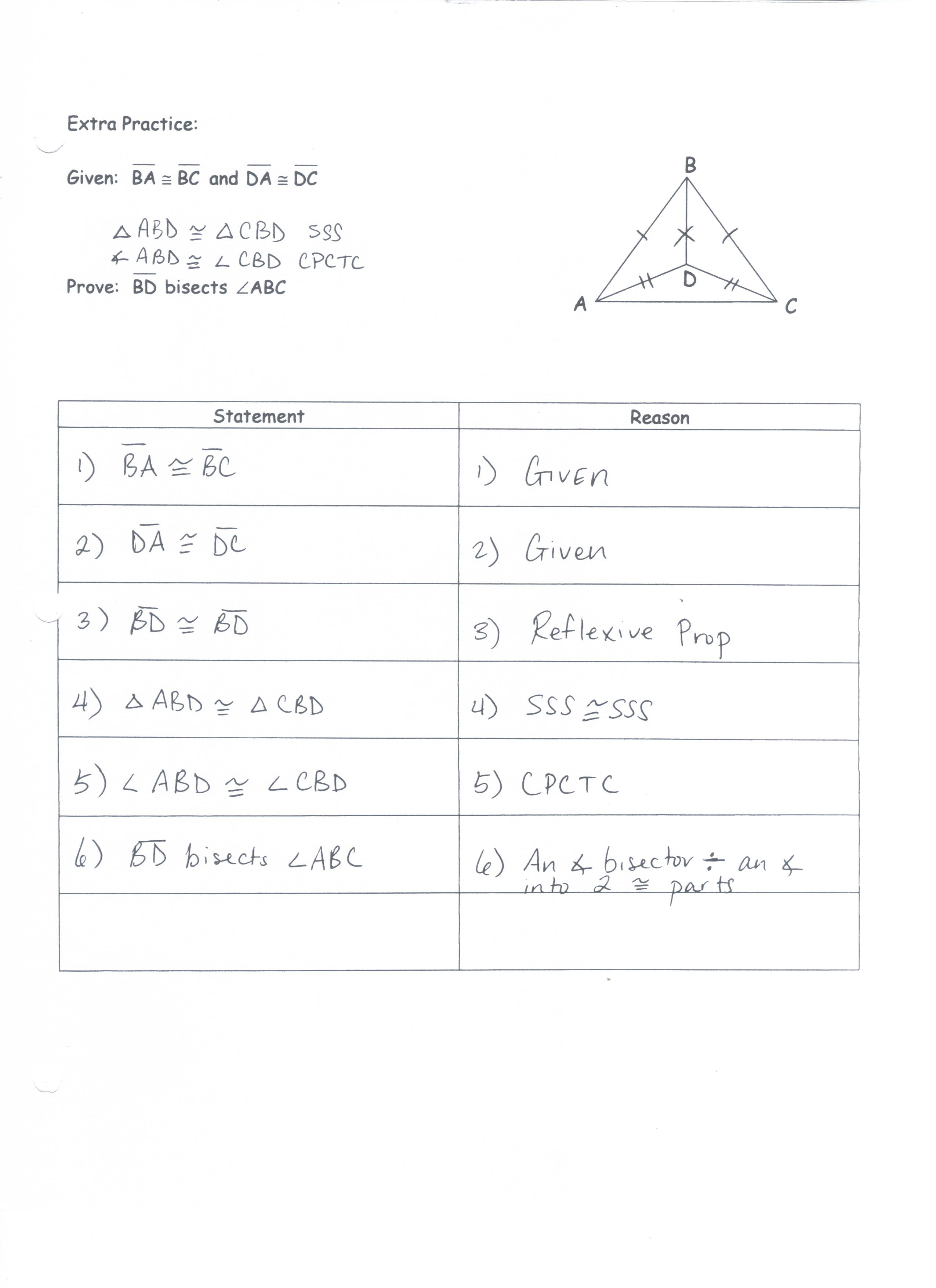 Sss, sas why ssa and aaa don't work as congruence shortcuts. Unit 2 Congruent Triangle Proofs