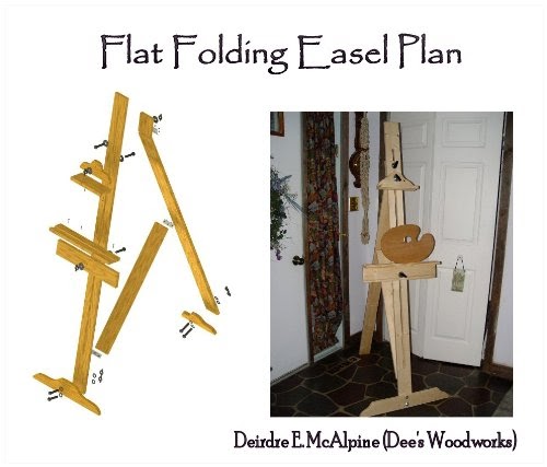 Download Woodworking plan easel Desk project