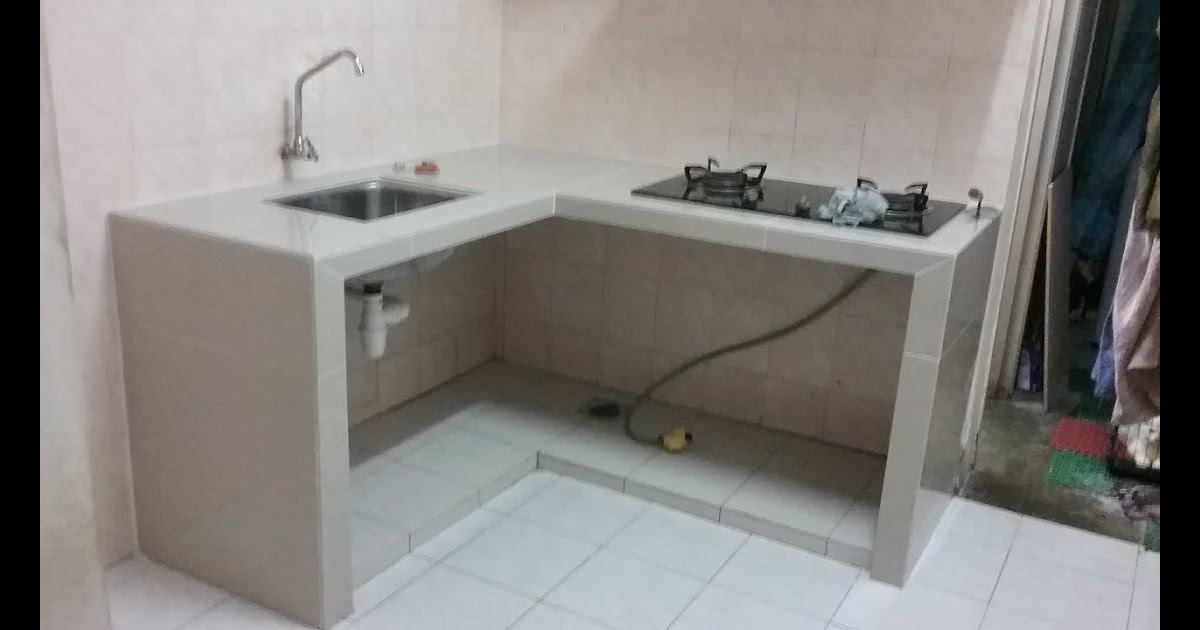 36 Tinggi  Meja Dapur  Cor