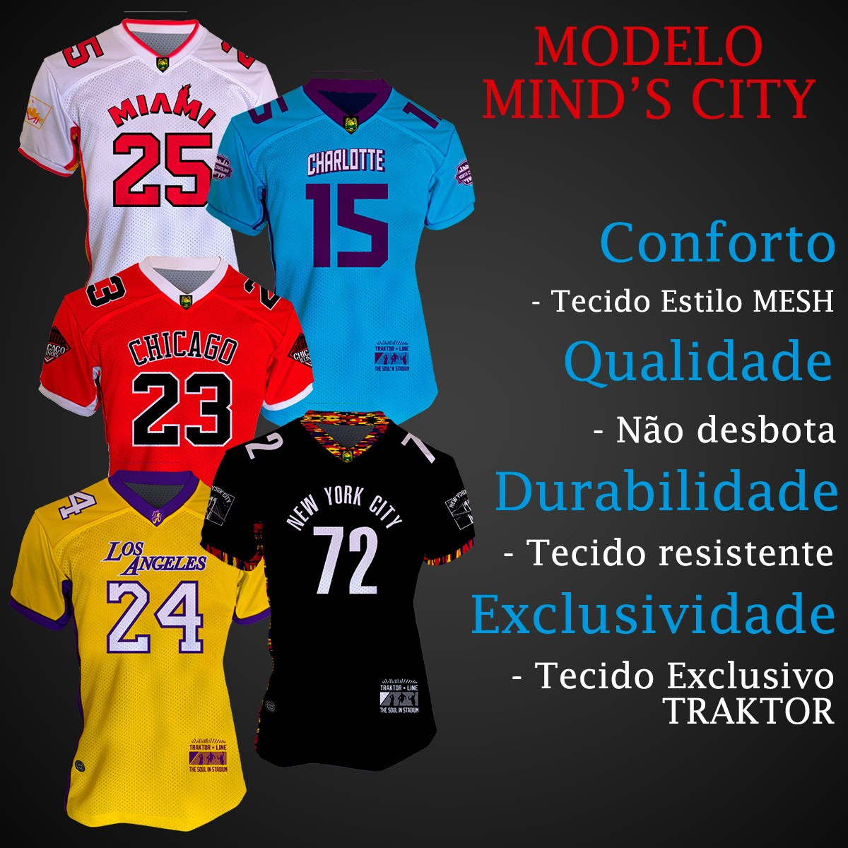 Saiba tudo sobre os campeonatos nacionais e internacionais de futebol, o mercado da bola, as grandes partidas da história e da atualidade Camisa Brasil Futebol Americano Traktor Sagira Personalizados
