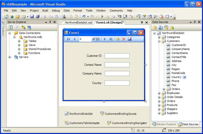 Contoh Database Dalam Visual Basic - Contoh 36