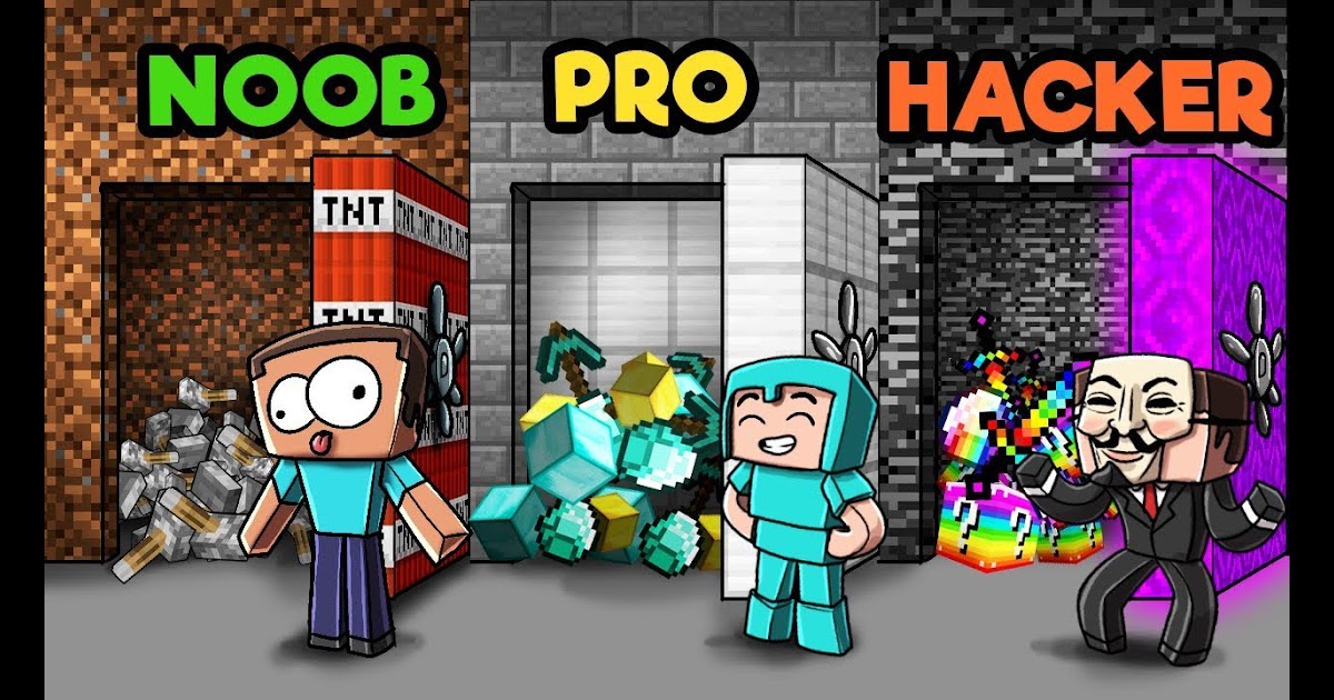 Money Say All Games People Play Minecraft Secret Vault Challenge Noob Vs Pro Vs Hacker - pat and jen popularmmos roblox going from noob to pro in