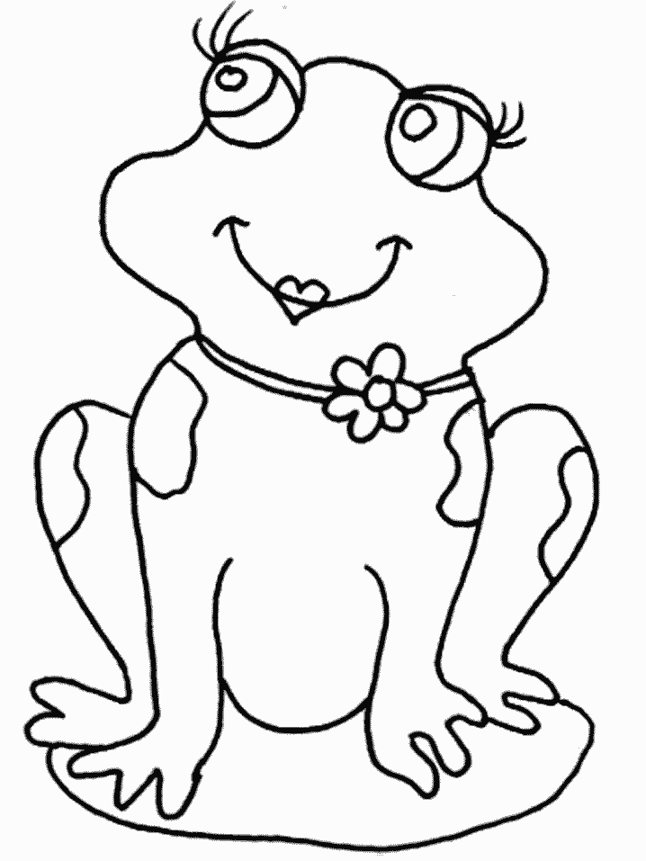 Cute frog coloring pages for adults. Frog Coloring Pages Clip Art Library