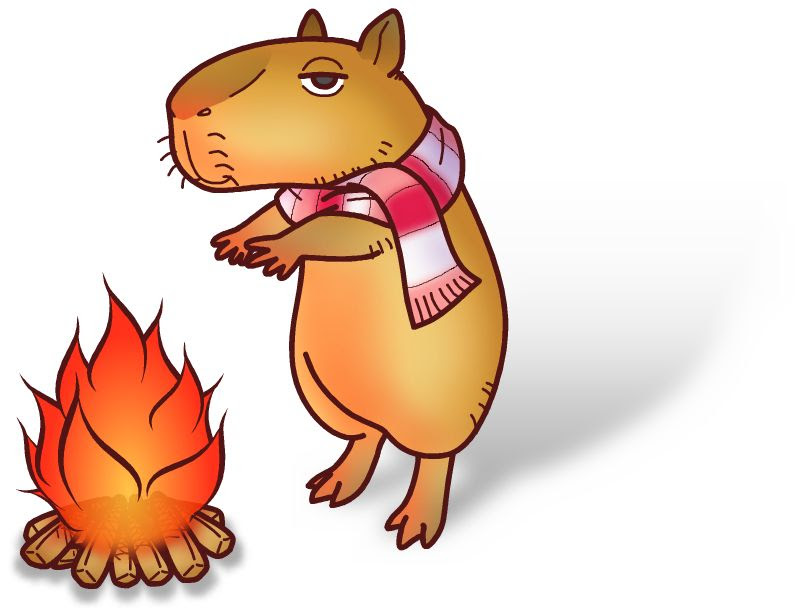 50 カピバラ イラスト 手書き 面白い犬のイラスト