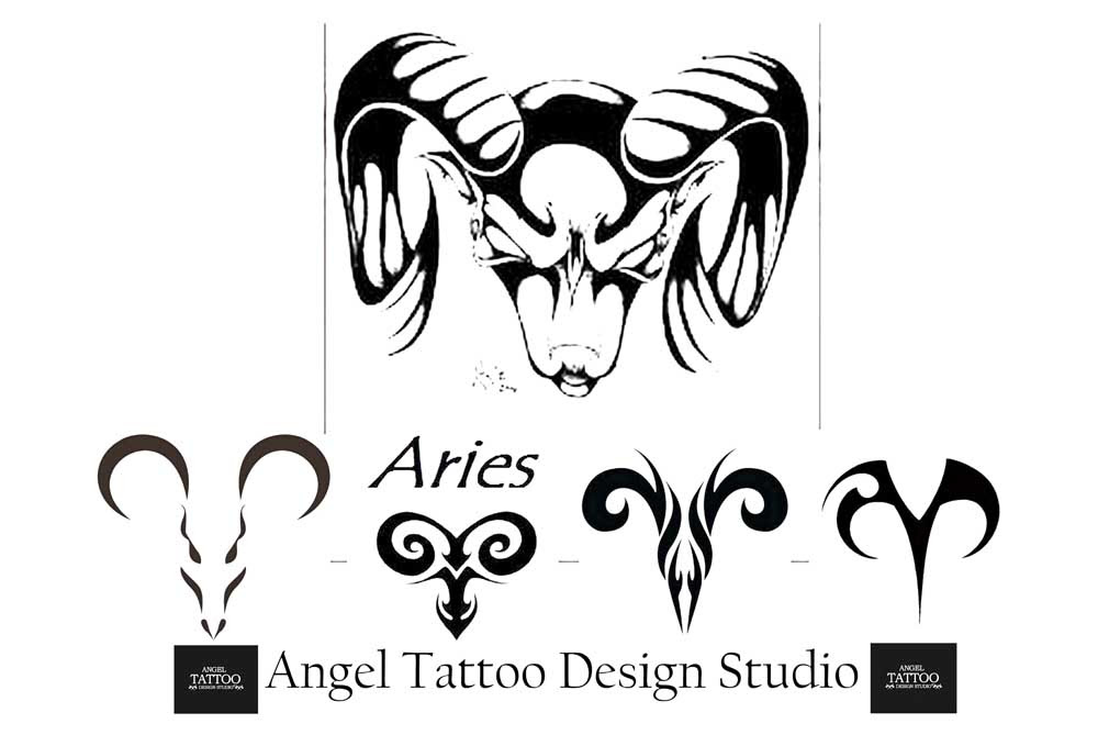 Simple Cancer Zodiac Sign Tattoo Designs