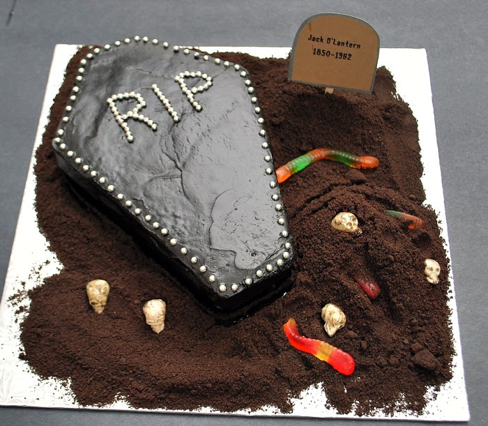 When you know how to make a halloween coffin cake this easily, you'll want to make it every year! How To Make A Coffin Cake Family Bites