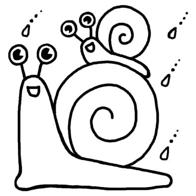 美しい花の画像 最高のかたつむり イラスト 白黒