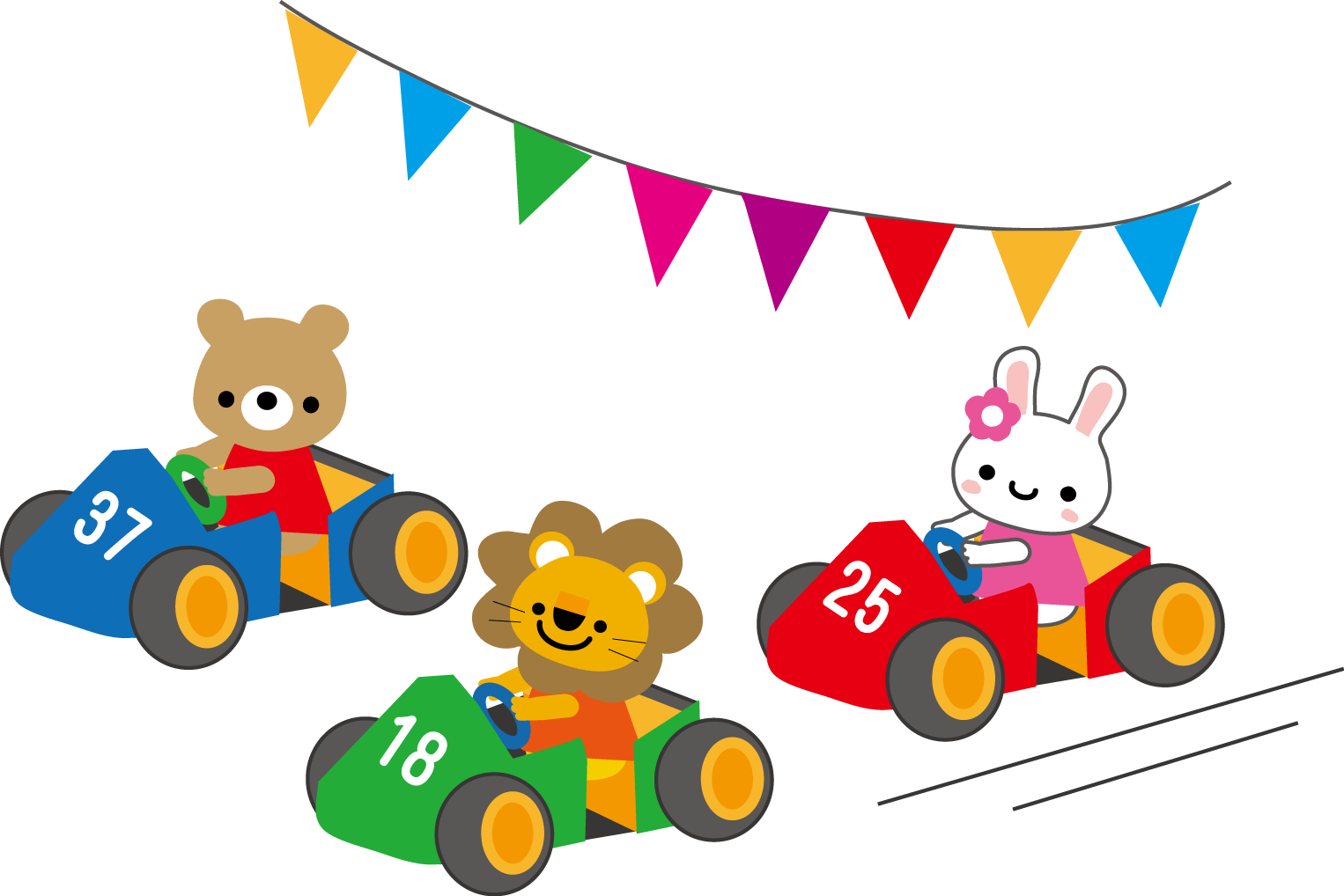 Hd限定レーシングカー イラスト かわいい 美しい花の画像