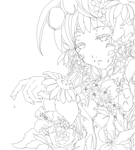 子供向けぬりえ 50 素晴らしい綺麗 塗り絵 イラスト 女の子