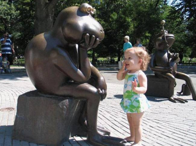 15 children who know how to take pictures with monuments