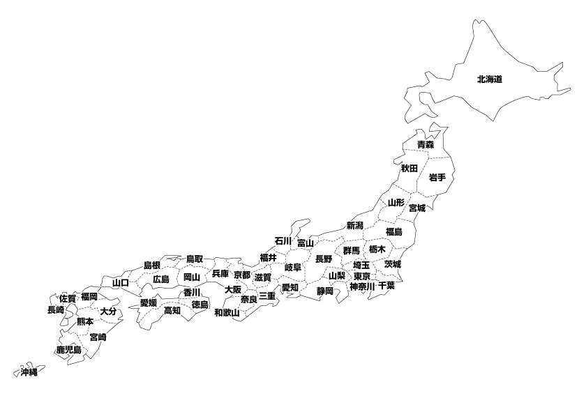 70以上 日本 地図 白黒 日本 地図 白黒