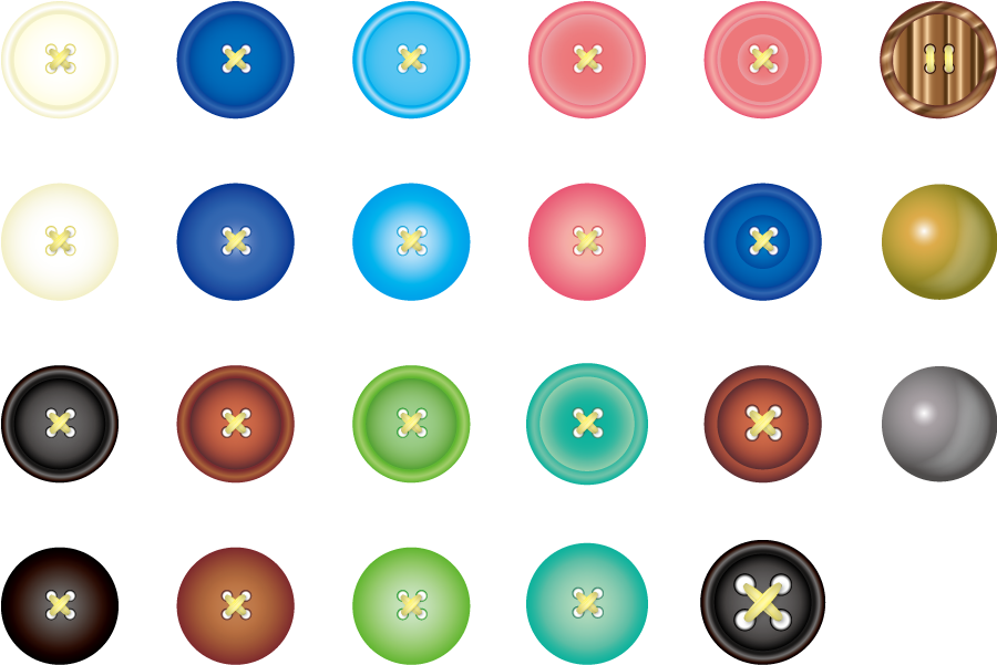 かわいいディズニー画像 元のボタン フリー素材 イラスト