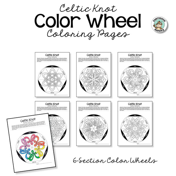 Simply do online coloring for four wheel drive chevy cars avalance coloring pages directly from your gadget, support for ipad, android tab or using our web feature. Celtic Knot Color Wheels For Coloring Expressive Monkey