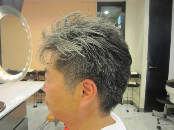 現代の髪型 上40 代 50代 パーマ メンズ