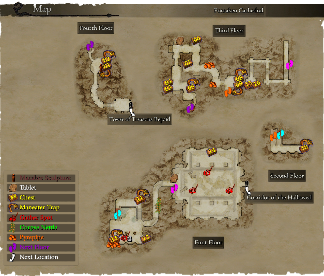 32 Dragons Dogma Full Map Maps Database Source