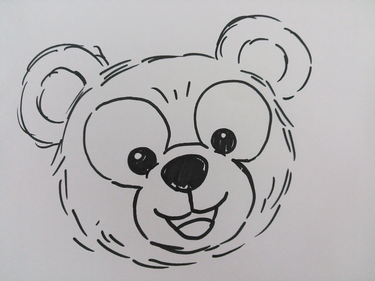 コンプリート ダッフィー イラスト 簡単 ディズニー イラスト 簡単 ダッフィー