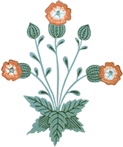 Footer flower image