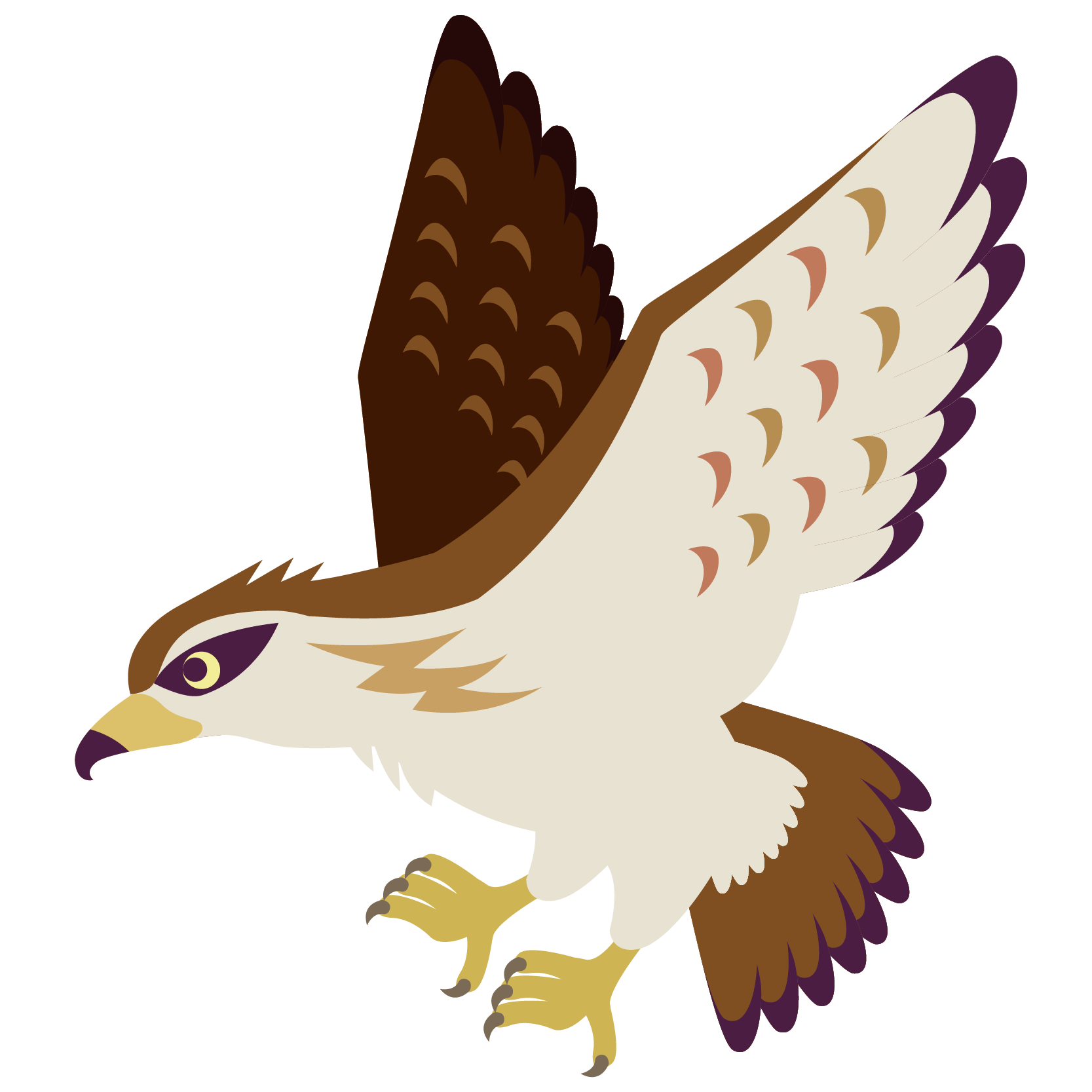すべての動物の画像 無料印刷可能鷹 イラスト 白黒