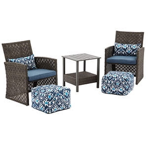 5-piece outdoor chat set