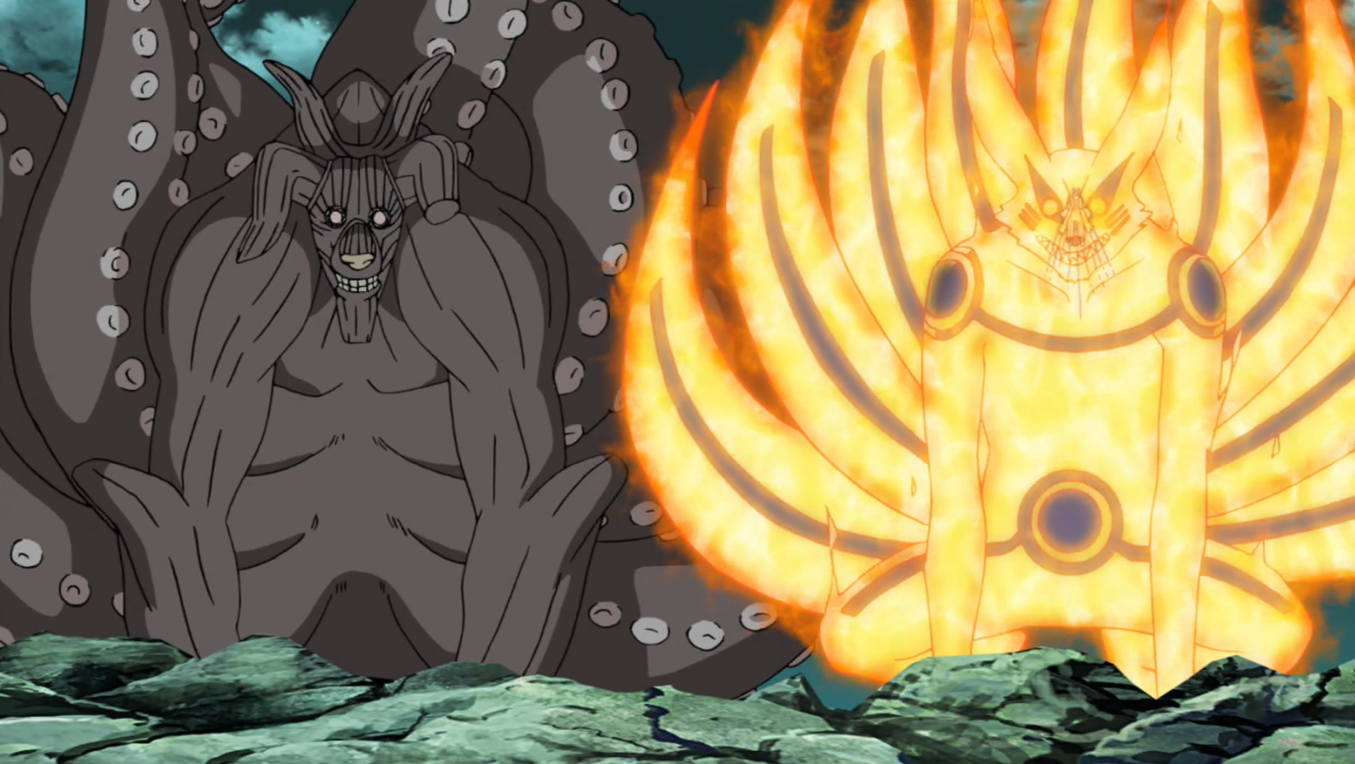 Naruto 9 Tail Beasts Kurama Kyubi Jinchuriki Fox Chakra Gyuki Bijuu Figurine Set Animation Art Characters Monomagazine Japanese Anime