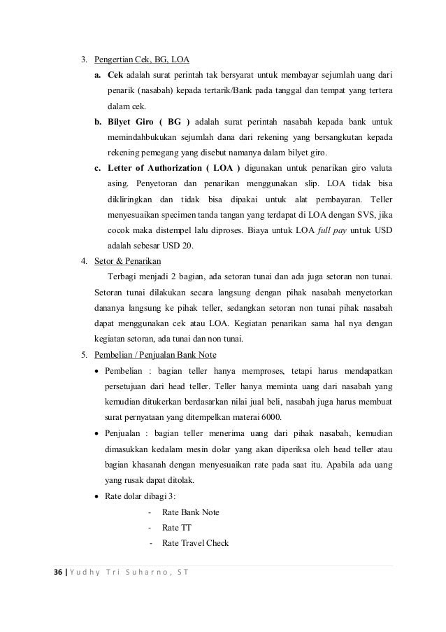 Contoh Surat Kuasa Cetak Rekening Koran Bank Mandiri 