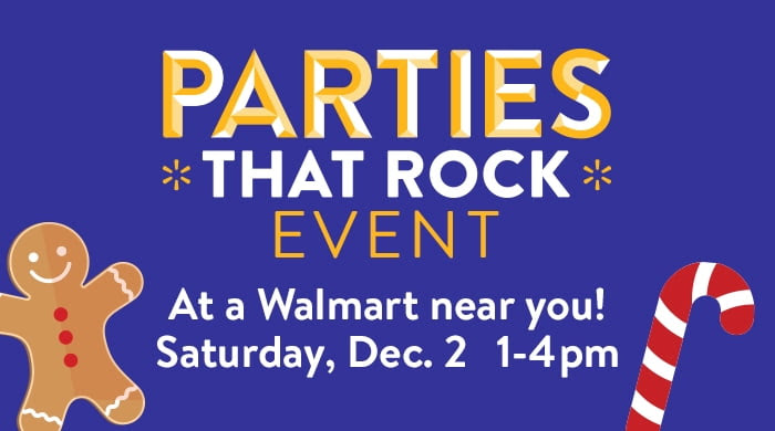 Join us at the Parties that rock event in local stores