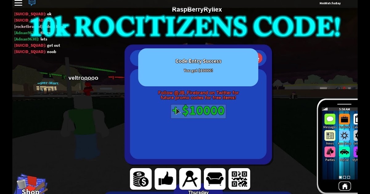 Roblox Codes For Money On Rocitizens | Roblox R$ Hack Download - 