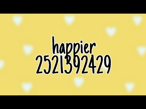 roblox happier custom song id