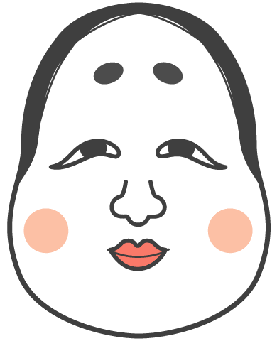 人気の壁紙 福笑い イラスト おかめ ベスト 壁紙 イラスト
