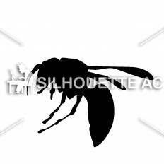 最新 シルエット 蜂 イラスト かっこいい たつく