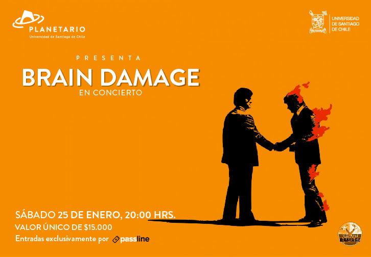 Brain Damage en concierto 25 enero – 20:00 horas