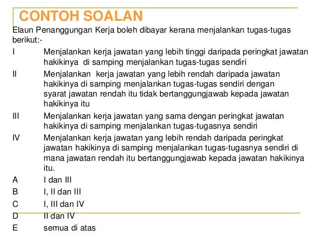 Contoh Soalan Peperiksaan Jpa Undang-undang Kerajaan - Omong m