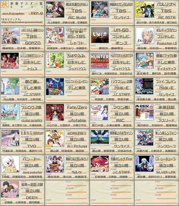 最高の11年 アニメ 豊作 最高のアニメ画像