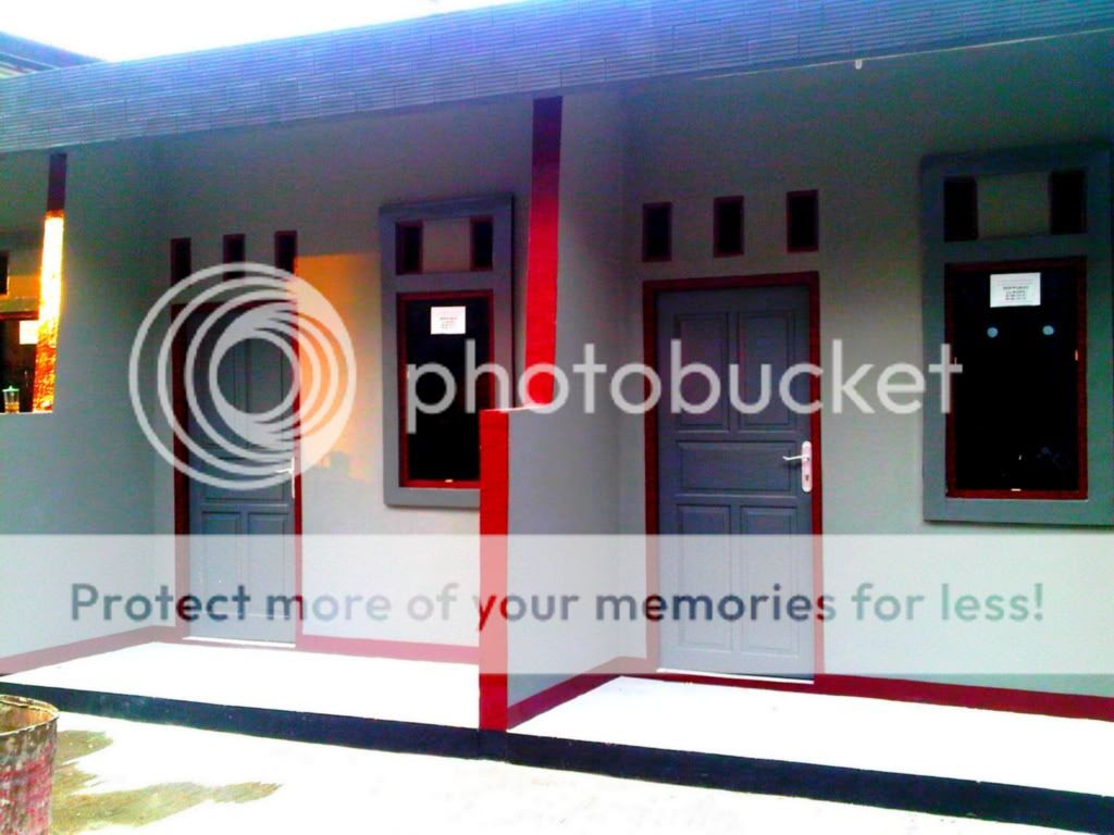 Desain Rumah Indonesia Desain Rumah Kontrakan 4 Pintu
