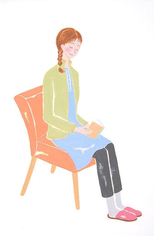 99以上 イラスト 椅子 に 座る